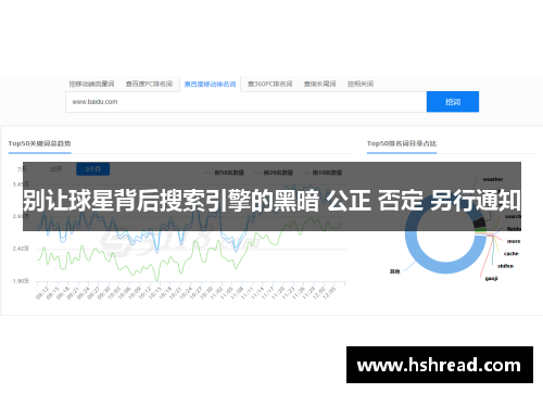 别让球星背后搜索引擎的黑暗 公正 否定 另行通知